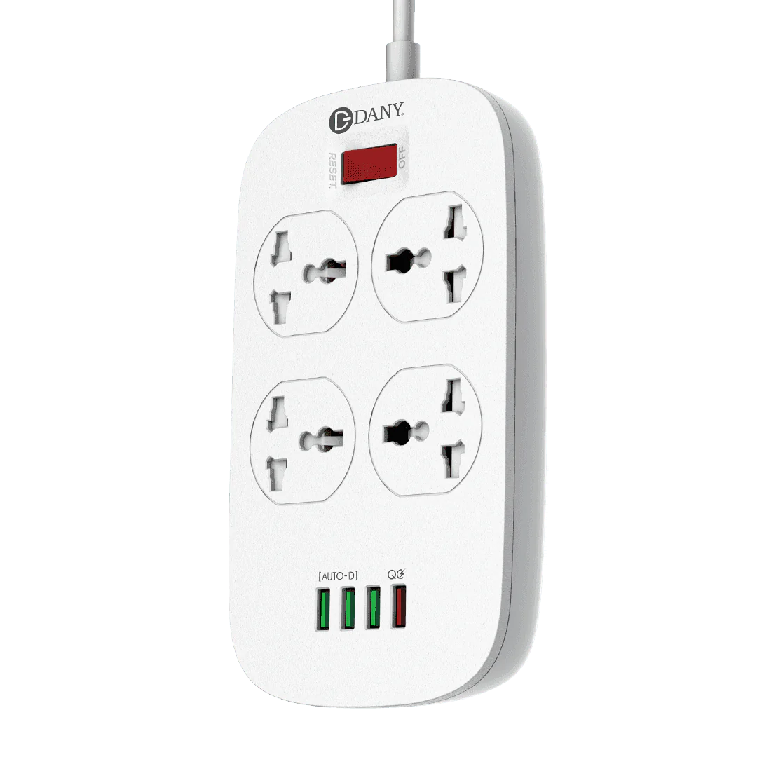 PP1 4 POWER SOCKET 4 USB (18W PD CHARGER)